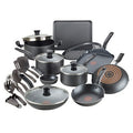 20-Piece Nonstick Cookware Set, Black