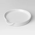 Stoneware Spoon Rest, White (5.25\" x 5\")
