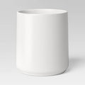 Stoneware Utensil Holder, White (6\")