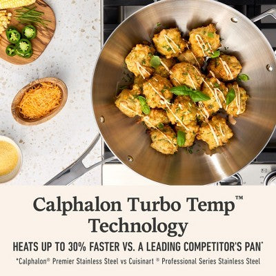 13\" Stainless Steel Wok