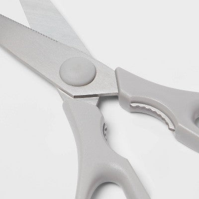 Kitchen Shears, Gray (Stainless Steel Blade)
