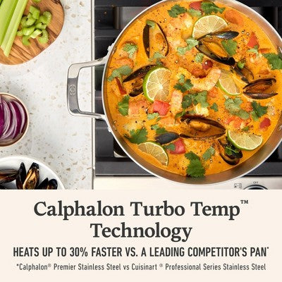 12-Piece Premier Stainless Steel Cookware Set